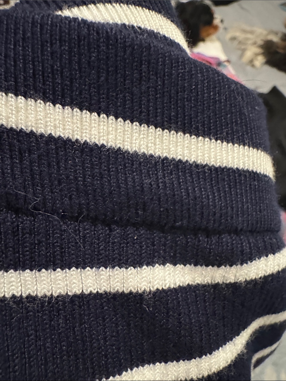 Lioness - Dollhouse Knit Short in Navy Stripe - Picture 4 of 4